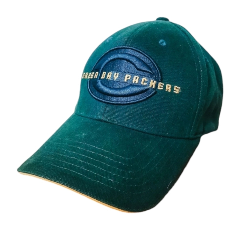 Green Bay Packers NFL Cotton Cap Hat Adjustable Green Yellow Blue